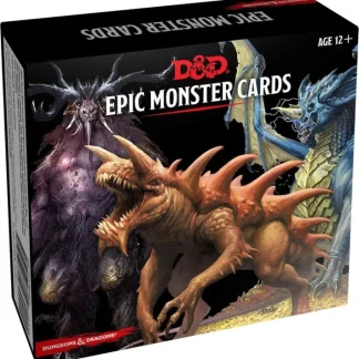 Dungeons and Dragons RPG Epic Monster Cards - 77 Oversized Cards - Your Source for Gaming Essentials Outlet