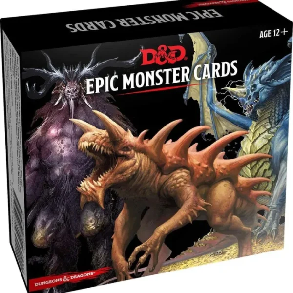 Dungeons and Dragons RPG Epic Monster Cards - 77 Oversized Cards - Your Source for Gaming Essentials Outlet