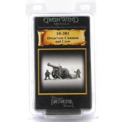 Dwarf Cannon and Crew #10-381 Classic Ral Partha Fantasy RPG Metal Figure - Your Source for Gaming Essentials Cheap