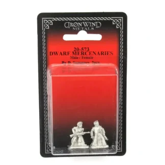 Dwarf Mercenaries Male and Female #20-573 Shadowrun RPG Metal Ral Partha Figure - Your Source for Gaming Essentials Cheap