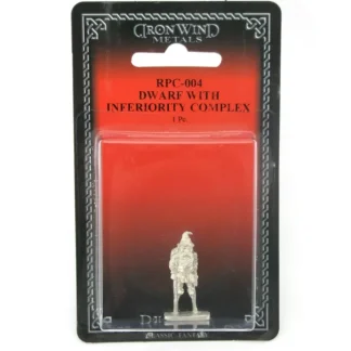 Dwarf with Inferiority Complex #RPC-004 Classic Ral Partha Fantasy Metal Figure - Your Source for Gaming Essentials Online