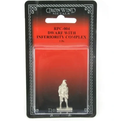 Dwarf with Inferiority Complex #RPC-004 Classic Ral Partha Fantasy Metal Figure - Your Source for Gaming Essentials Online