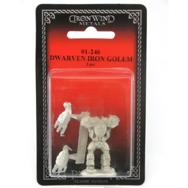 Dwarven Iron Golem #01-246 Classic Ral Partha Fantasy RPG Metal Figure - Your Source for Gaming Essentials Fashion