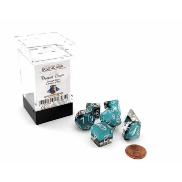 Eclipse Dice 7 Piece Polyhedral DnD Dice Set - Deepest Dream - Your Source for Gaming Essentials Discount
