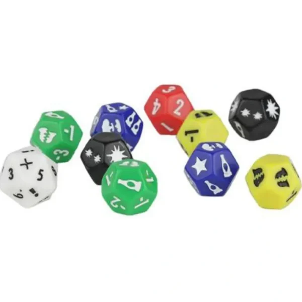 Fallout: Wasteland Warfare 10 Piece Tabletop Dice Set - Your Source for Gaming Essentials Store