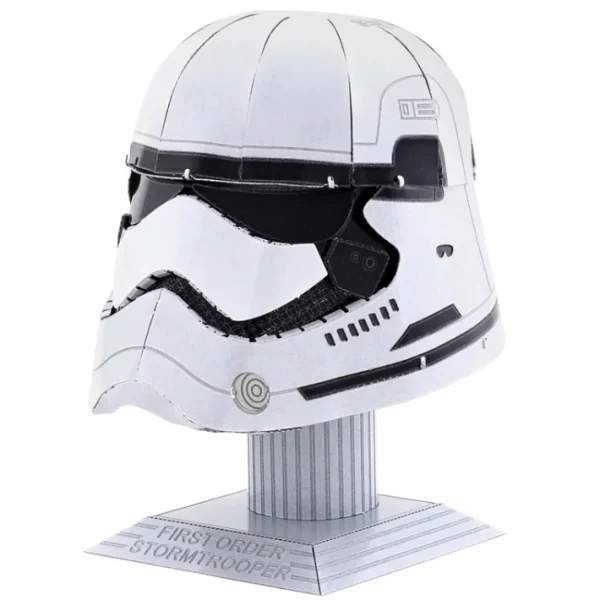 Fascinations First Order Stormtrooper Helmet Unassembled Color 3D Metal Model - Your Source for Gaming Essentials Outlet