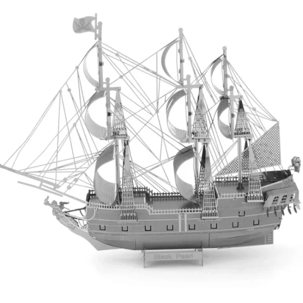 Fascinations ICONX Black Pearl Ship Laser Cut 3D Metal Model Kit - Your Source for Gaming Essentials Outlet