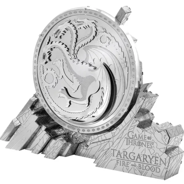 Fascinations ICONX Game of Thrones Targaryen Sigil Unassembled 3D Metal Model - Your Source for Gaming Essentials Hot