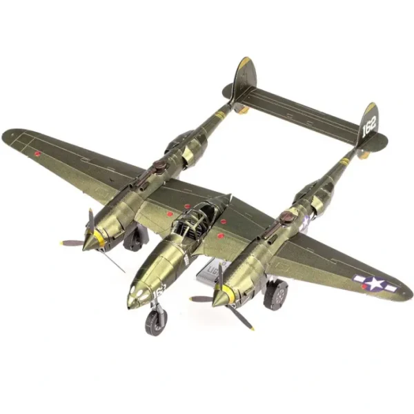 Fascinations ICONX P-38 Lightning Laser Cut 3D Metal Model Kit - Your Source for Gaming Essentials Hot