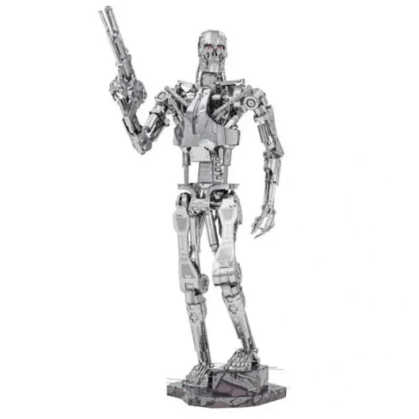 Fascinations ICONX The Terminator T-800 Laser Cut 3D Metal Model Kit - Your Source for Gaming Essentials Shop