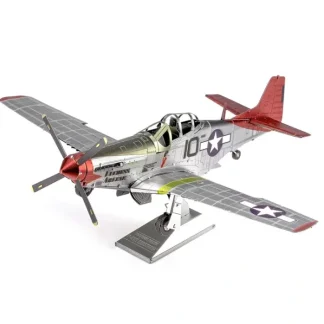 Fascinations ICONX Tuskegee P-51DLaser Cut 3D Metal Model Kit - Your Source for Gaming Essentials Clearance