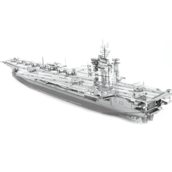 Fascinations ICONX USS Theodore Roosevelt CVN-71 Laser Cut 3D Metal Model Kit - Your Source for Gaming Essentials Online