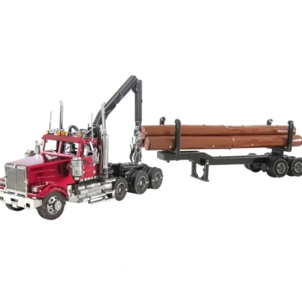 Fascinations ICONX Western Star 4900 Log Truck, Trailer Laser Cut 3D Metal Model - Your Source for Gaming Essentials New