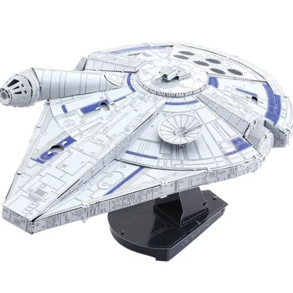 Fascinations Lando's Millennium Falcon Unassembled Color 3D Metal Model Kit - Your Source for Gaming Essentials Hot