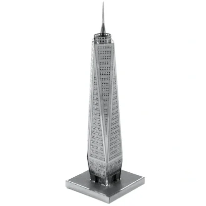 Fascinations Metal Earth One World Trade Center Laser Cut 3D Metal Model Kit - Your Source for Gaming Essentials Cheap