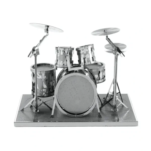 Fascinations Metal Earth Drum Set Laser Cut 3D Metal Model Kit - Your Source for Gaming Essentials Best