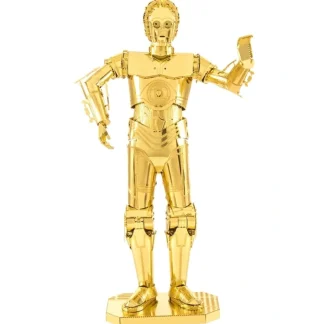Fascinations Metal Earth C-3PO Laser Cut 3D Metal Model Kit - Your Source for Gaming Essentials Store
