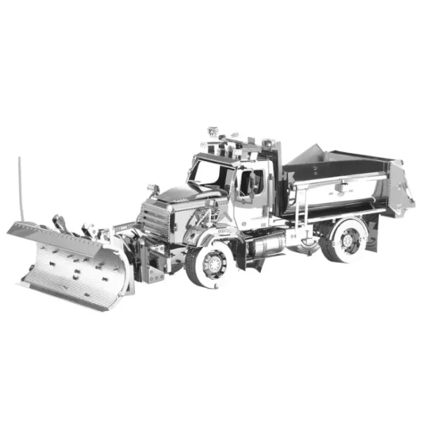 Fascinations Metal Earth Freightliner 114SD Snow Plow Laser Cut 3D Model Kit - Your Source for Gaming Essentials Store