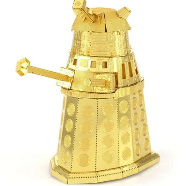 Fascinations Metal Earth Gold Dalek Doctor Who Gold Laser Cut 3D Metal Model Kit - Your Source for Gaming Essentials Sale