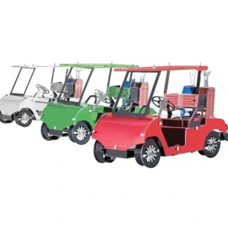 Fascinations Metal Earth Golf Cart Set - Multi-Colored Laser Cut 3D Metal Kit - Your Source for Gaming Essentials Best Sale