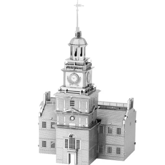 Fascinations Metal Earth Independence Hall Unassembled 3D Metal Model Kit - Your Source for Gaming Essentials Flash Sale