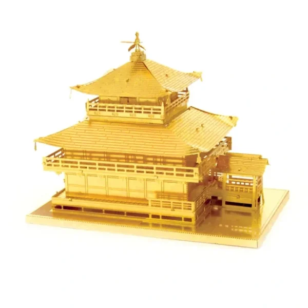 Fascinations Metal Earth Kinkaku-ji Building Gold Laser Cut 3D Metal Model Kit - Your Source for Gaming Essentials Fashion