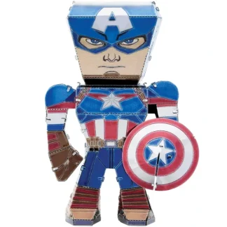 Fascinations Metal Earth Legends Captain America Laser Cut Color 3D Metal Model - Your Source for Gaming Essentials Clearance