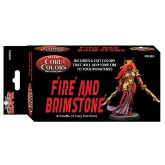 Fast Palette Core Colors Paint Set (6) #09903 - Fire and Brimstone (Fiery Reds) - Your Source for Gaming Essentials Best Sale