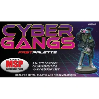 Fast Palette MSP Paint Set (6 Bottles) #09908 - Cyber Gangs - Your Source for Gaming Essentials Hot