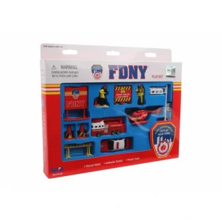 FDNY 12 Piece Playset with Vehicles, Signs, and Firefighters - Your Source for Gaming Essentials Store