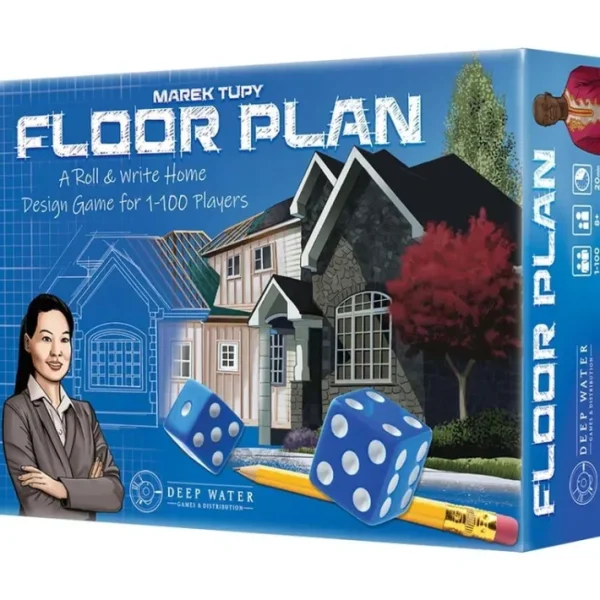 Floor Plan, A Roll & Write Home Design Game - Your Source for Gaming Essentials Store