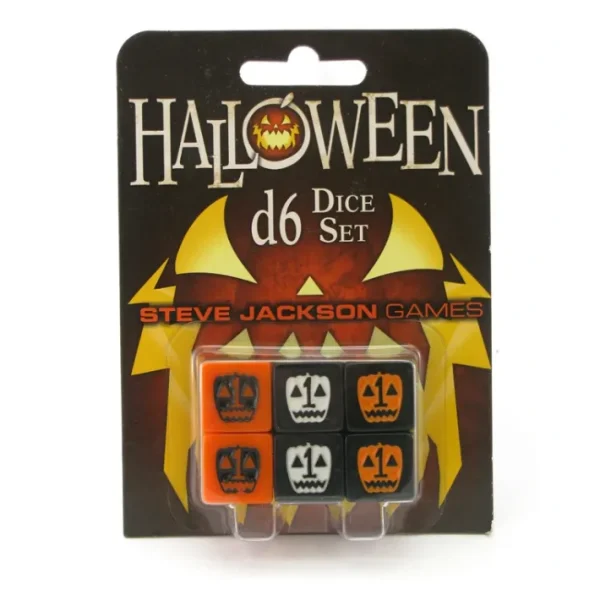 Halloween 19mm D6 RPG Dice - 6 Pieces - Your Source for Gaming Essentials Fashion