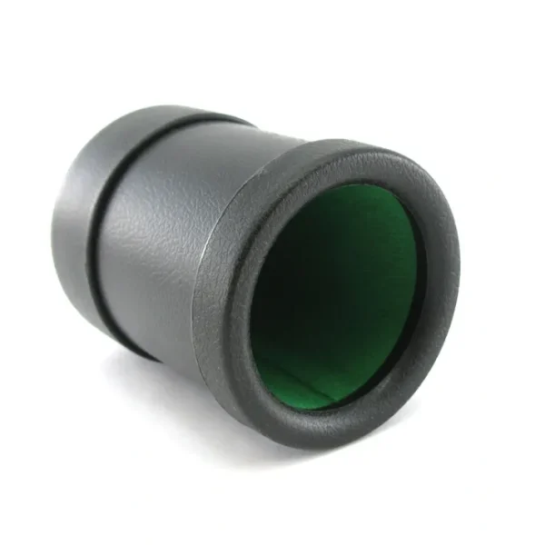 Heavy Duty Black Dice Die Cup Green Cloth for Board Game Yahtzee Craps 3x4 Round - Your Source for Gaming Essentials Best Sale