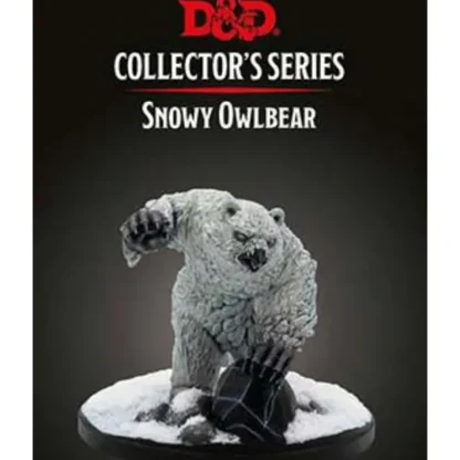 Icewind Dale Rime of the Frostmaiden Unpainted D&D Figure - Snowy Owlbear - Your Source for Gaming Essentials Discount