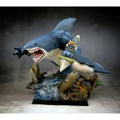 Karnedge Gorefathom Karkarion Boss 03625 Unpainted Resin Plastic - Your Source for Gaming Essentials Store
