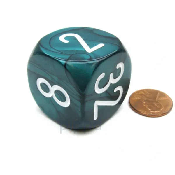 Large Backgammon 30mm Doubling Cube Dice - Green - Your Source for Gaming Essentials Shop