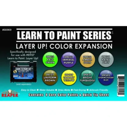 Learn to Paint Kit #08909 Layer Up! Color Expansion - Your Source for Gaming Essentials Clearance