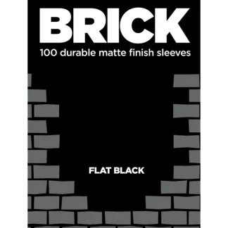 Legion Brick Sleeves with Box - Flat Black (100) - Your Source for Gaming Essentials Cheap