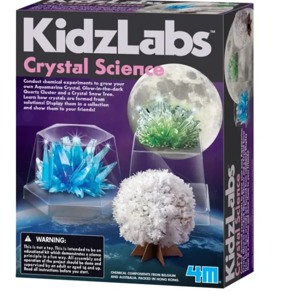 4M KidzLabs Science Kit - Crystal Science - Your Source for Gaming Essentials Outlet