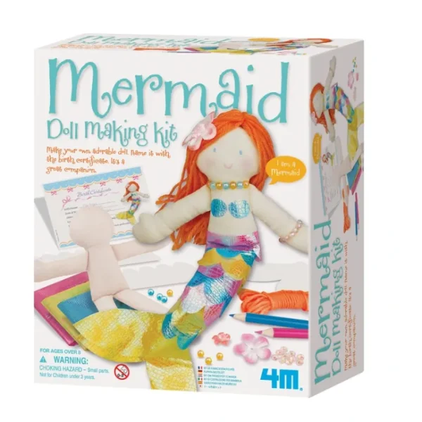 4M Mermaid Doll Making Arts and Crafts Kit - Your Source for Gaming Essentials Fashion