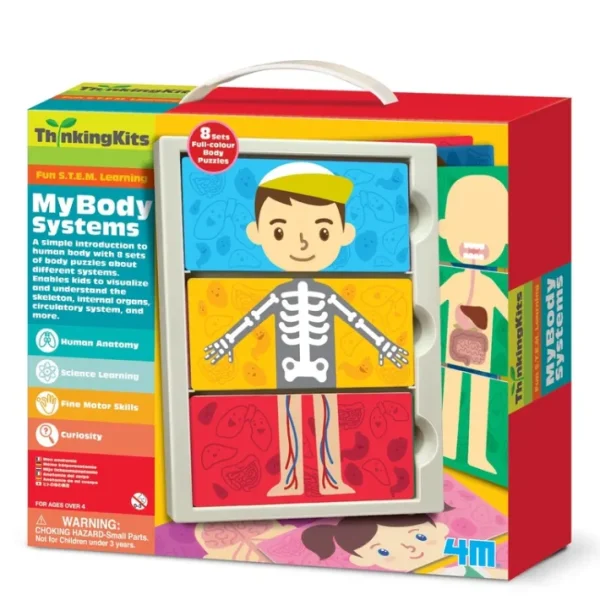 4M ThinkingKits STEM Learning Tool - My Body Anatomy Systems - Your Source for Gaming Essentials New