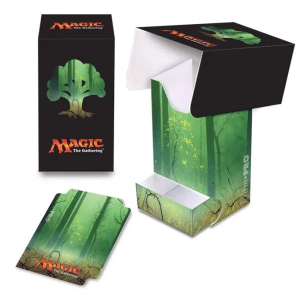 Magic the Gathering Mana Series 5 Forest Full View Deck Box with Tray - Your Source for Gaming Essentials Clearance