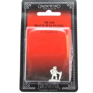 Male Halfling Fighter #03-160 Classic Ral Partha Fantasy RPG Metal Figure - Your Source for Gaming Essentials Sale
