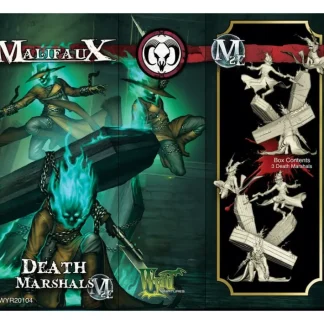 Malifaux Guild Death Marshals (3) Box Set #20104 Unpainted Plastic Miniatures - Your Source for Gaming Essentials New