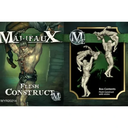 Malifaux Resurrectionists Flesh Construct with Victim #20214 Unpainted Plastic - Your Source for Gaming Essentials Hot