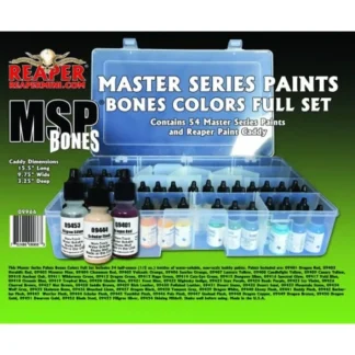 Master Series Paints MSP #09966 Bones Colors Full Set, 54 Colors (09401-09454) - Your Source for Gaming Essentials Best