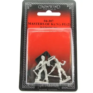 Masters of Kung Fu (2) #04-307 Classic Ral Partha Fantasy RPG Metal Figure - Your Source for Gaming Essentials Best Sale