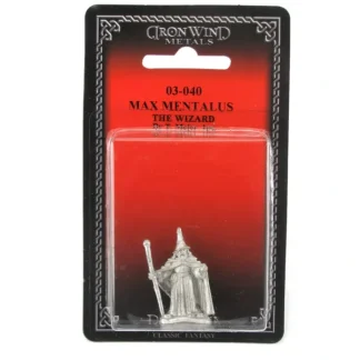 Max Mentalus The Wizard #03-040 Classic Ral Partha Fantasy RPG Metal Figure - Your Source for Gaming Essentials Store