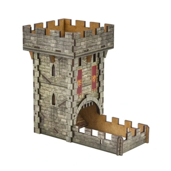 Medieval Color Dice Tower - Your Source for Gaming Essentials Outlet