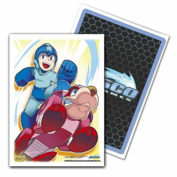 Mega Man & Rush 100 Standard Size Card Sleeves - Your Source for Gaming Essentials Cheap